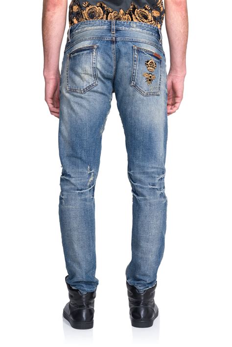 cheap dolce and gabbana mens jeans|dolce gabbana distressed jeans.